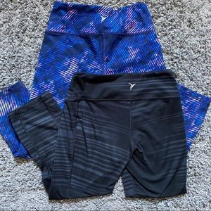 Lot of Old Navy cropped compression leggings small